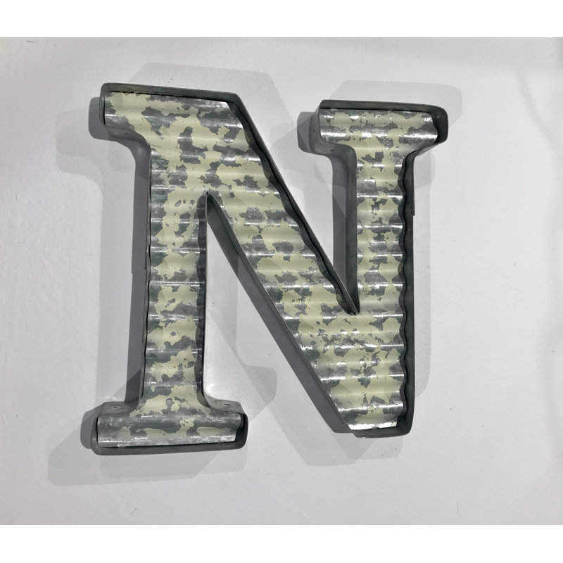 Handmade Industrial Wall Decor on Metal, N