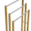Towel Rack Bamboo Natural/Stainless Steel