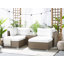Thecle 229cm Wide Patio Sofa with Cushions
