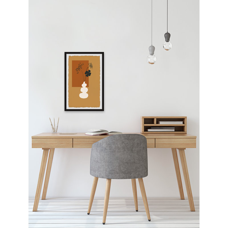 Triple Layered Vase - Single Picture Frame Print, 45cm H x 38cm W