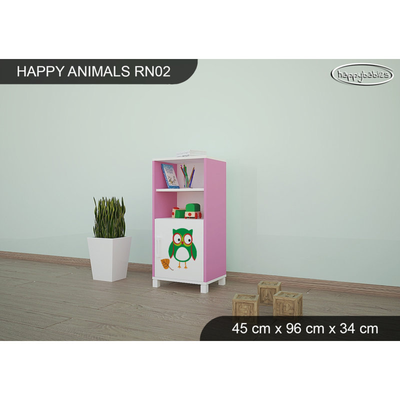 45cm W Animals Kids Cube, Pink
