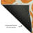 Premium Machine Washable Prisco Orange Rug-651954706