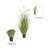 60'' Faux Grass in Pot Liner-670501664