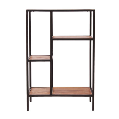 Lehoux 50cm W Metal Bedside Table