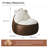 Soft Velvet Memory Foam Filled Bean Bag Sofa,Cute Bean Bag Couch for Living Room,Children room,Compressed Packaging