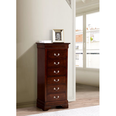 Elegant Traditional Lingerie Chest 6 Drawers Dresser
