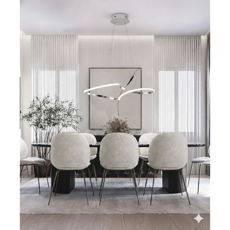 Lustre moderne Atavion, Chrome