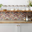 Chanax 30x30 cm Mosaic Sheet in Brown