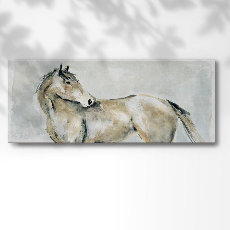 Tournant vers la toile tendue, H 20 po x l 50 po x P 1,5 po