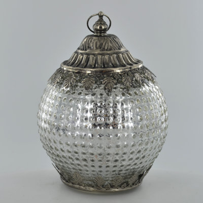 Ornate Moroccan Styles Gold & Silver Glass Lanterns
