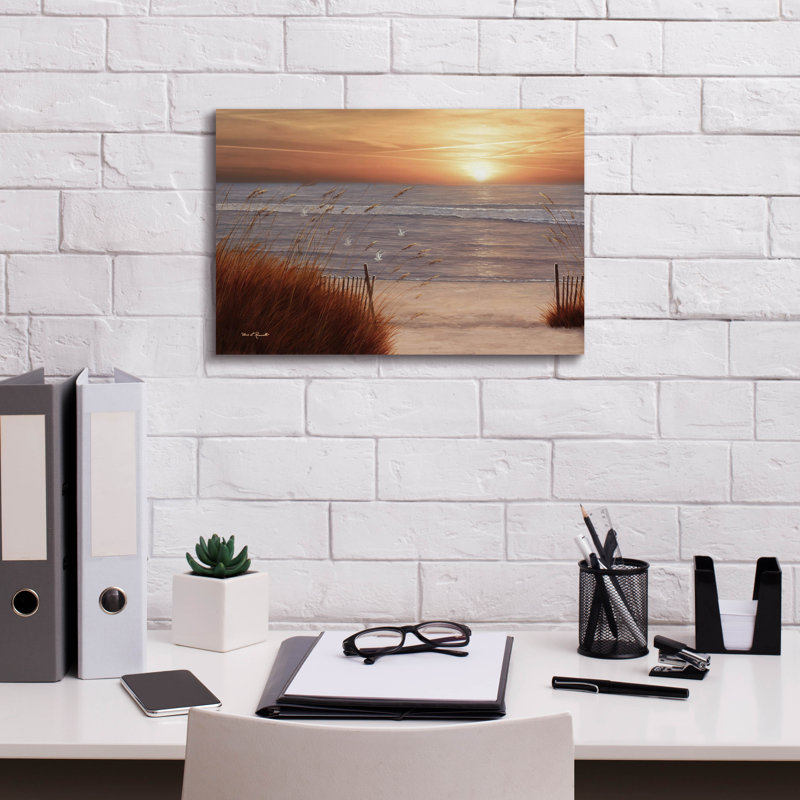 «Beach Glory» par Diane Romanello, H 12 po x l 18 po x P 0,75 po