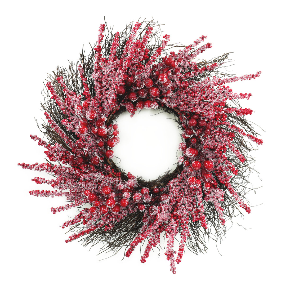 Handcrafted Faux 24'' Wreath Alcott Hill®