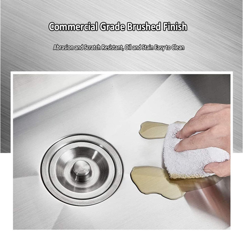 30'' L Double Bowl Stainless Steel Kitchen Sink
