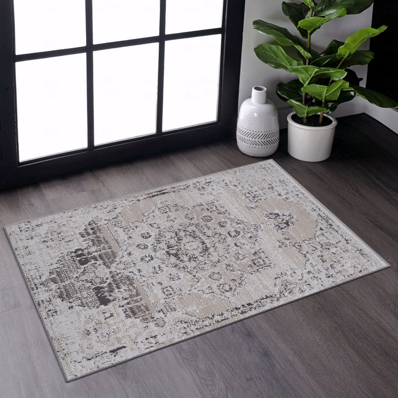 Doormat Area Rug  - 2' X 3' Medallion, Rectangle 2' x 3'