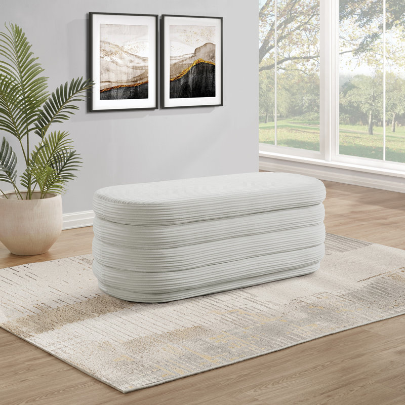 Banc de rangement Fentress, Cordon taupe