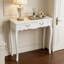 Table d'entrée avec tiroir, console pour couloir, salon, vestibule, assemblage facile avec une construction en bois robuste, design moderne