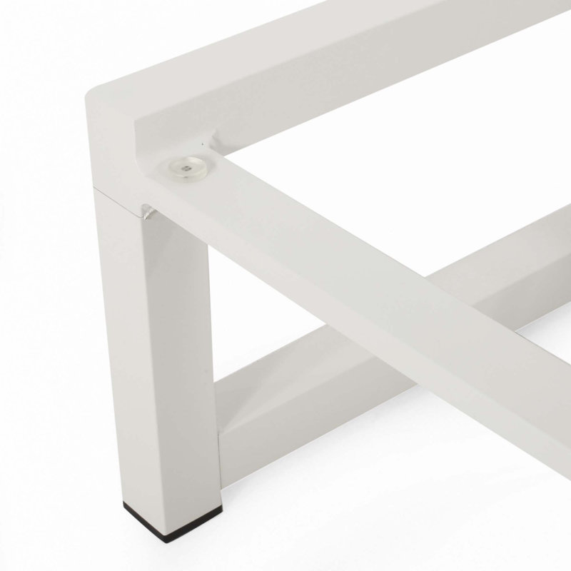 Chaise longue, Blanc, Blanc
