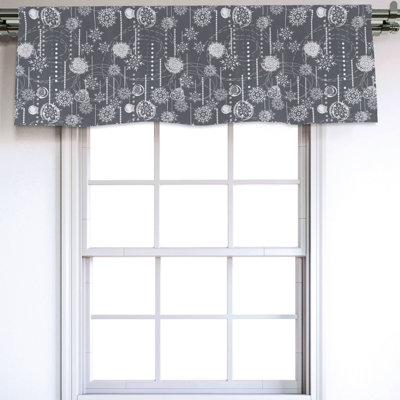 Sateen Ruffled Window Valance