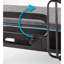 Taille réglable du lit relevable - Housse de matelas en mousse à mémoire de forme ferme de 6 po, fonction d'assistance, télécommande câblée, garde-corps rembourrés, charge maximale de 450 lb, métal bleu avec matelas fonctionnel avec housse à fermeture à glissière, télécommande