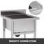 Belfry Kitchen 60mm W Single Bowl Stainless Steel Kitchen Sink