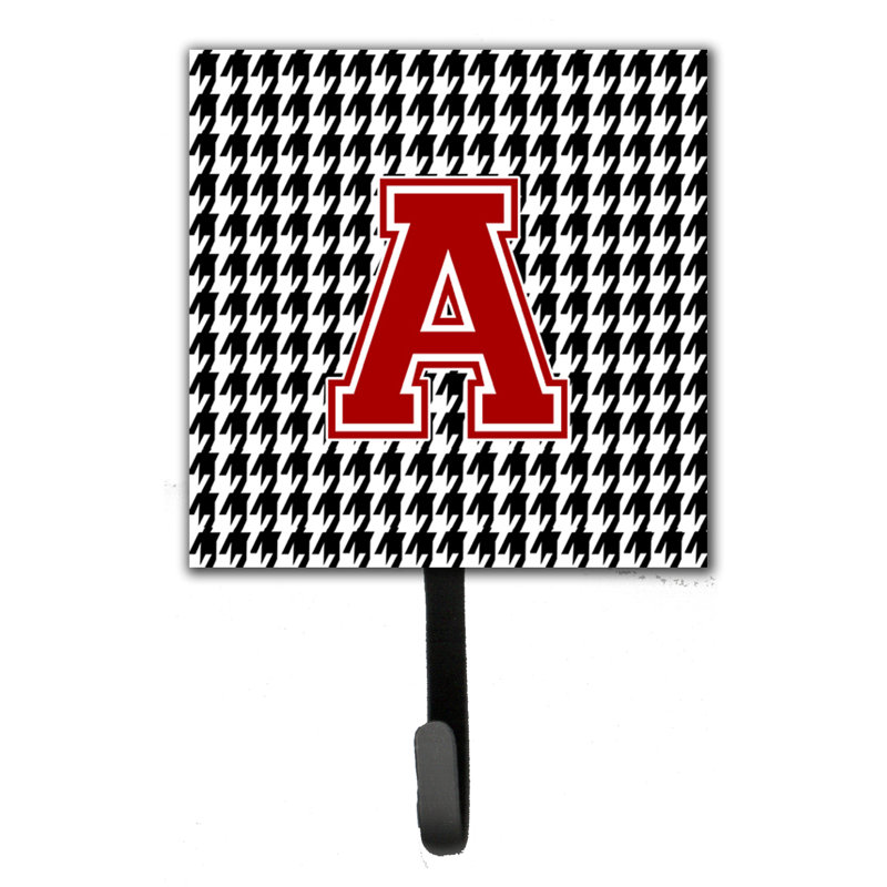 Porte-laisse houndstooth et crochet mural, A