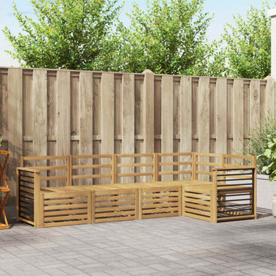 247cm Wide Patio Sectional Set