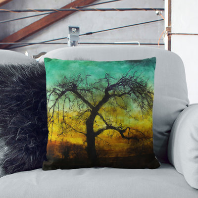 Tree at Sunset Vol.4 Scatter Cushion with Filling