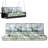Porch Swing Cushions With Backrest, Thicken Waterproof Outdoor Bench Cushion, Only Cushion-799062583-799062579