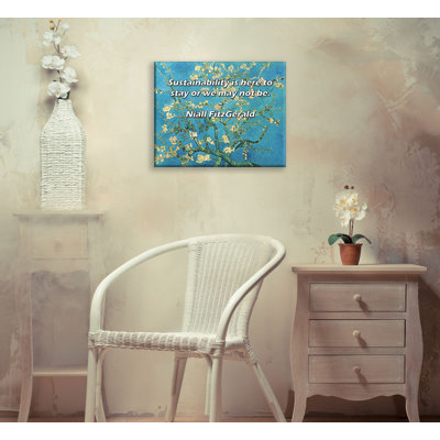 Astoria Grand Gallery Wrapped Canvas By Niall FitzGerald: "Sustainability is here to stay or we may n