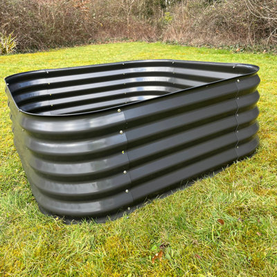 Blannie Metal Raised Garden Bed