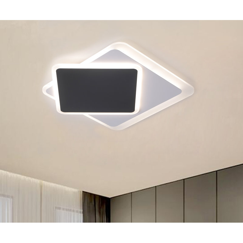 Itzabelle 2-Light 24.4" 3 temperature LED Flush Mount Light Ceiling light