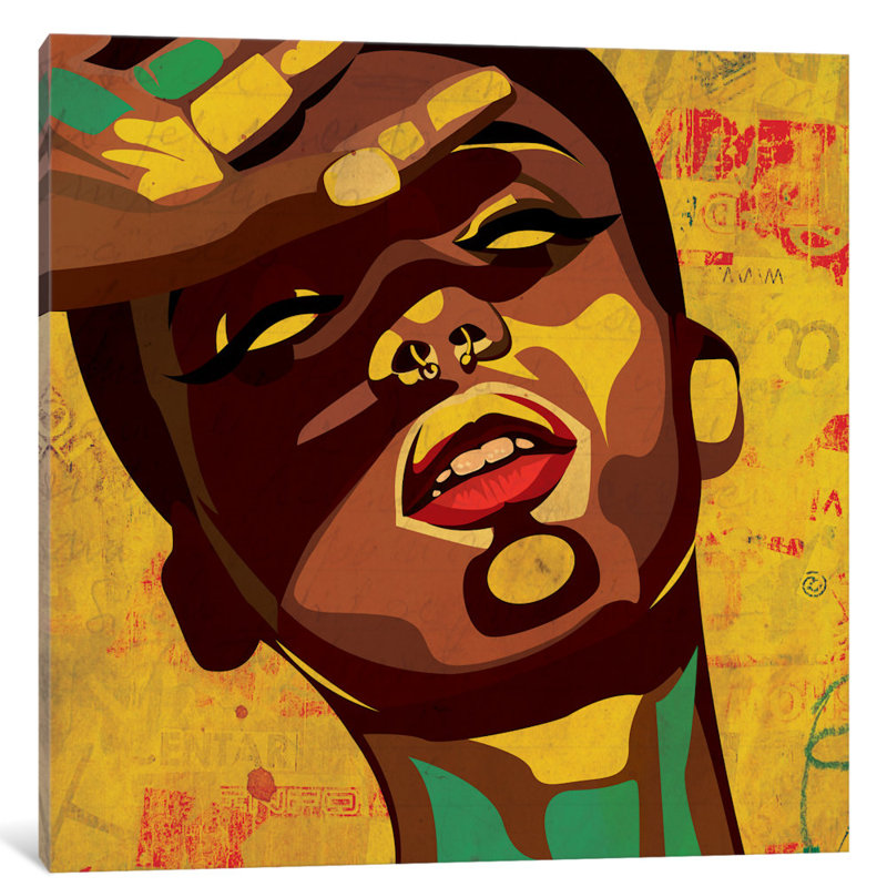 « hannah i », reproduction d’impression sur toile tendue, H 48 po x l 48 po x P 1,5 po, Toile tendue