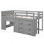 Lit mezzanine simple avec armoire et tablette-1950890073