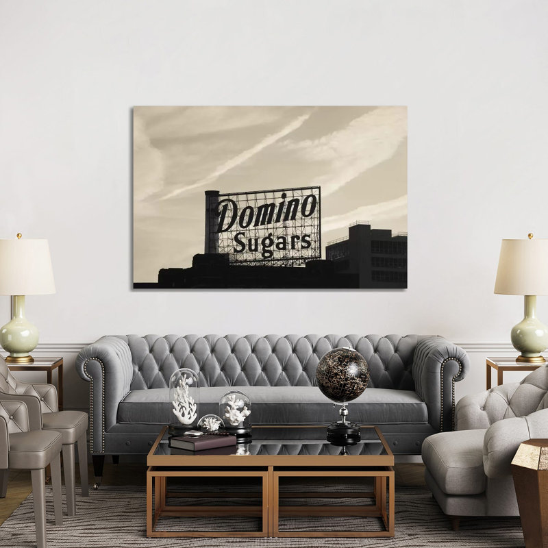 Low Angle View Of Domino Sugar Sign, Inner Harbor, Baltimore, Maryland, USA by Panoramic Images - Wrapped Canvas Gallery-Wrapped Canvas Giclée
