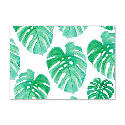 Monstera - No Frame Print on Canvas