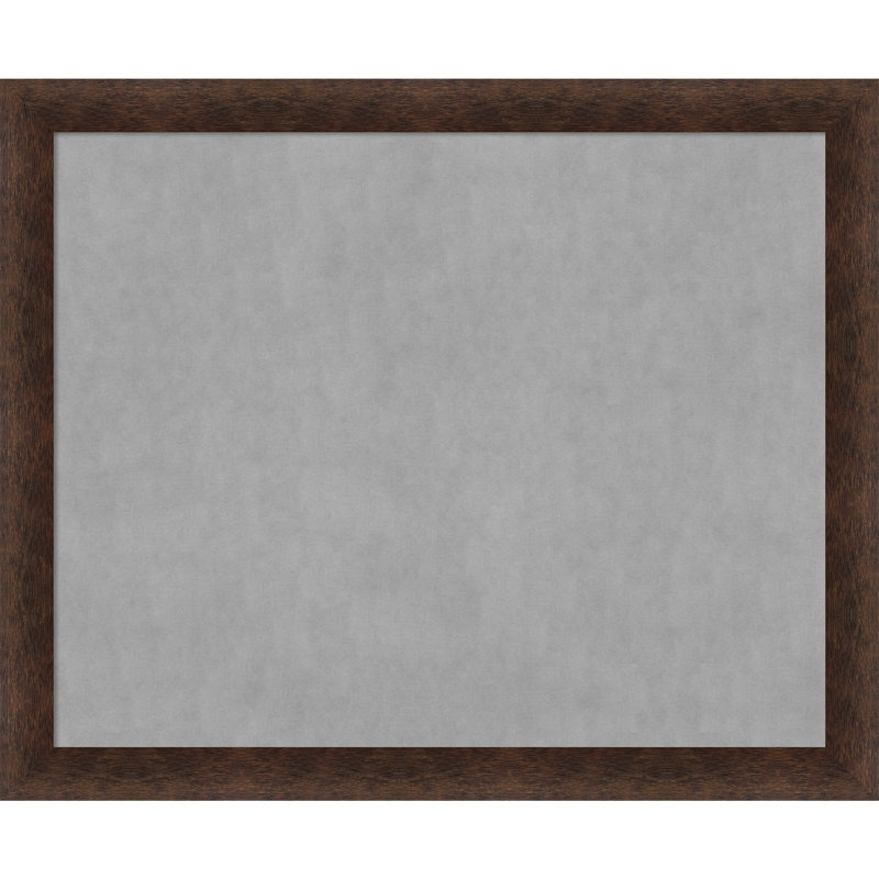 Tableau magnétique encadré noyer chaud, H 37 po x l 45 po