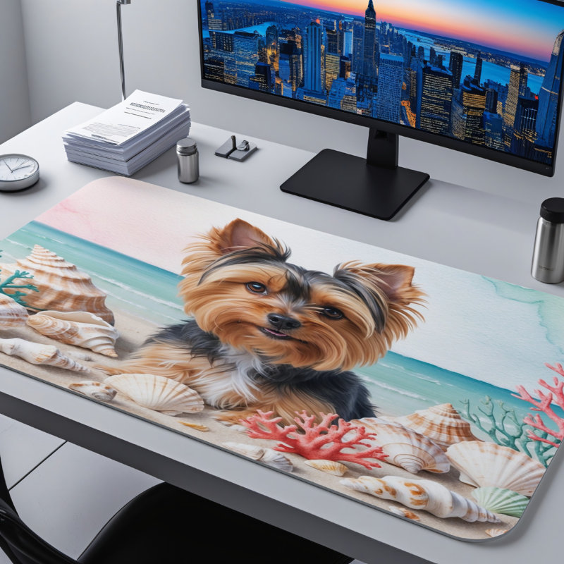 Polyester Desk Pad, 14.4x12.1