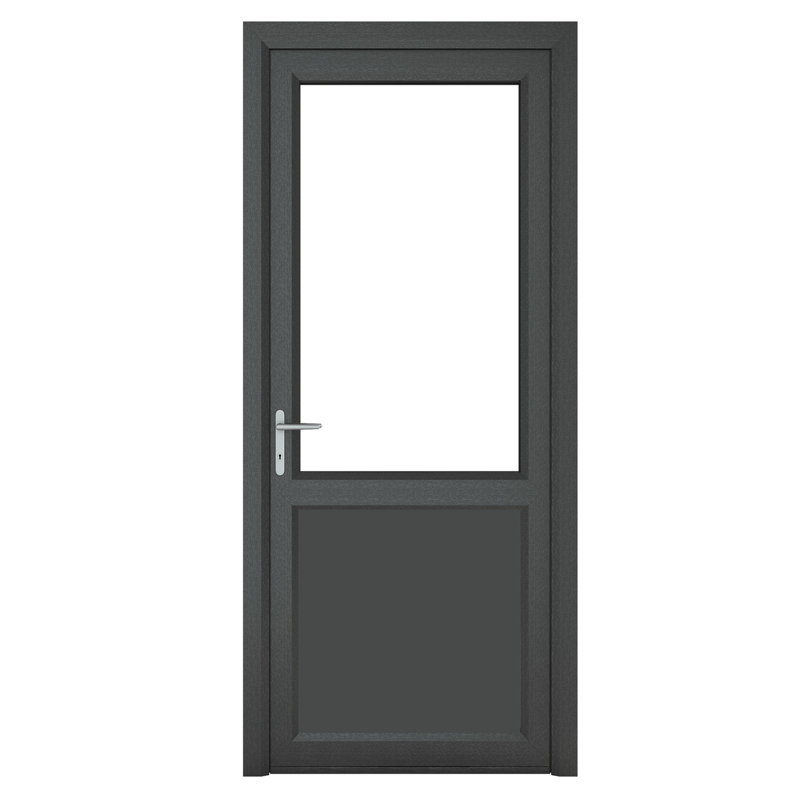 Upvc Single Door, 209cm H x 92cm W x 7cm D