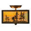 Rustic Lodge 2 - Light Flush Mount