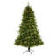 Arbre de Noël artificiel épinette vert avec lumières claires/blanches-1628012272