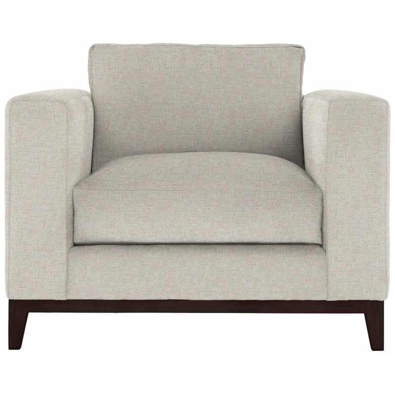Noel 40" Wide Armchair, Cream Linen 1429-002, Mocha