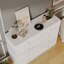 Commode 8 tiroirs l 47 po - Commode de chambre en bois, commode double pour chambre à coucher-65814129