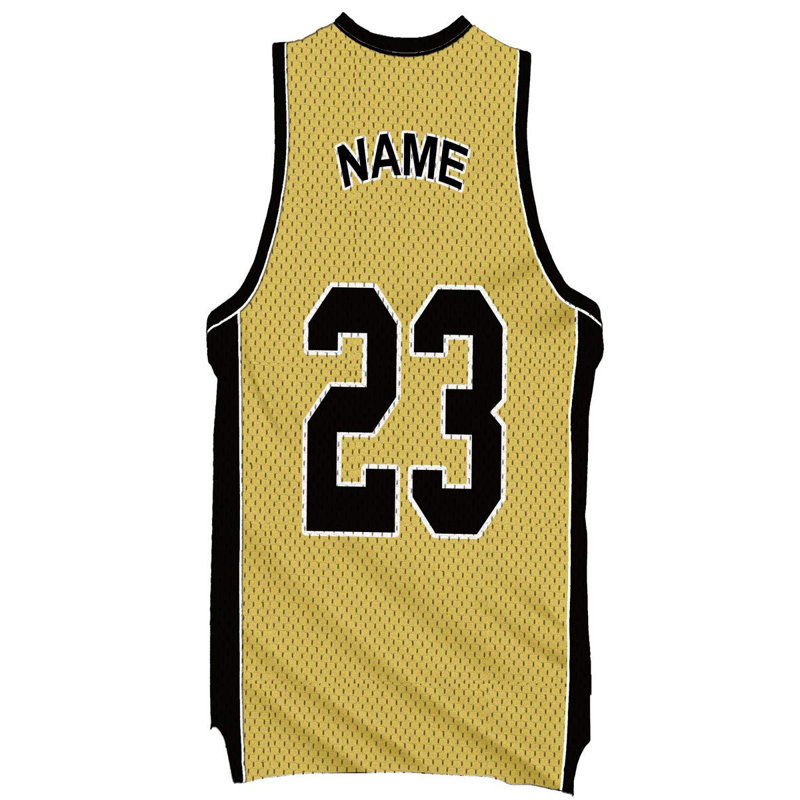 Adhésif décoratif Basketball Jersey, H 16 po x l 8 po, Or