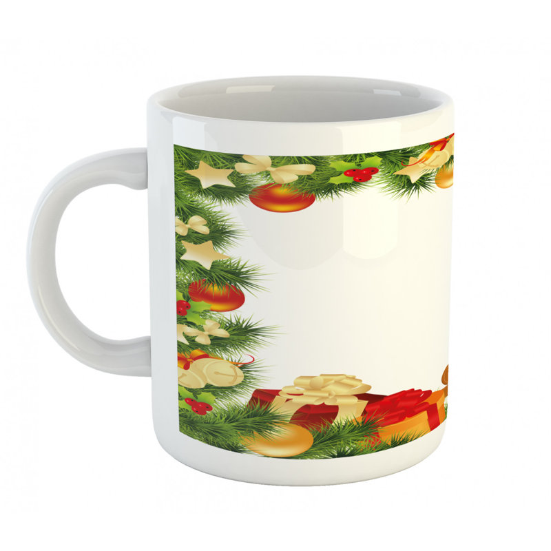 Grande tasse à café guirlande