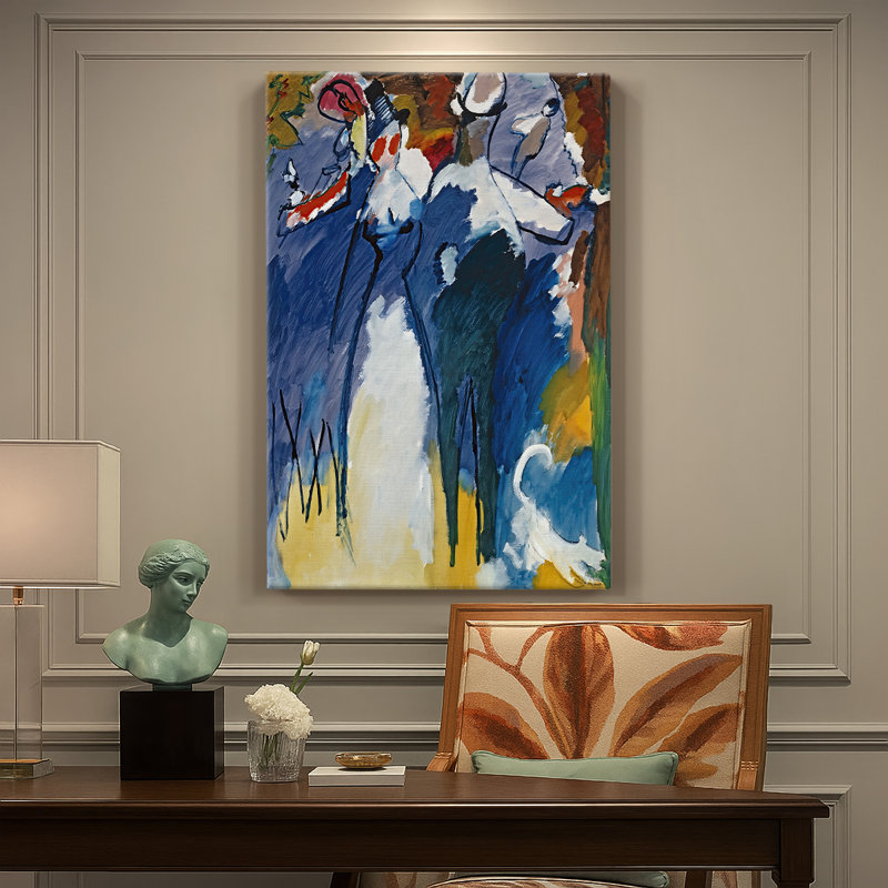 Impression VI (dimanche) -Galerie sur toile tendue par Wassily Kandinsky, 18 x 27