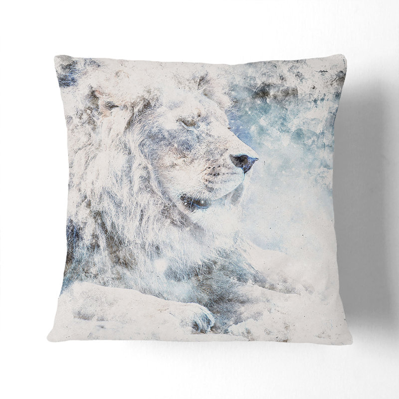 Square Throw Cushion, 40cm H x 40cm W x 15cm D