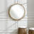Ashburg Engineered Wood Round Wall Mirror