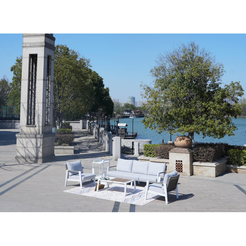 5 - Person Patio Conversation Set with Cushions