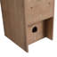 Meuble-lavabo mural 52 po avec lavabo en céramique blanche et tablettes de rangement et 1 porte à fermeture en douceur