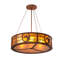 Lustree tambour 6 lumières unique Hillard